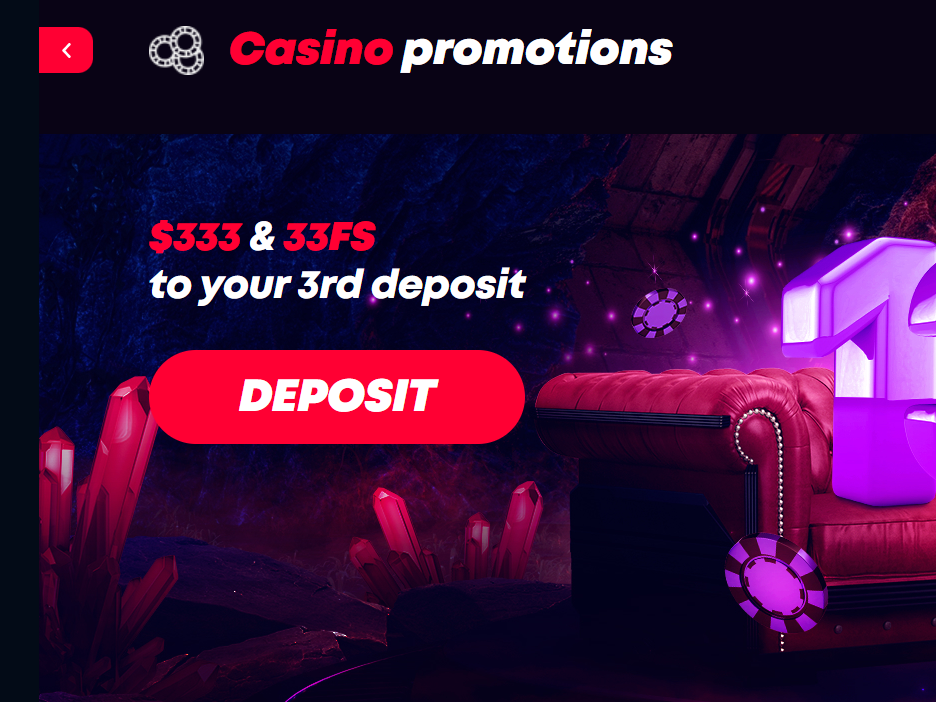 BetSofa Casino: 133% up to $333 + 33 FS