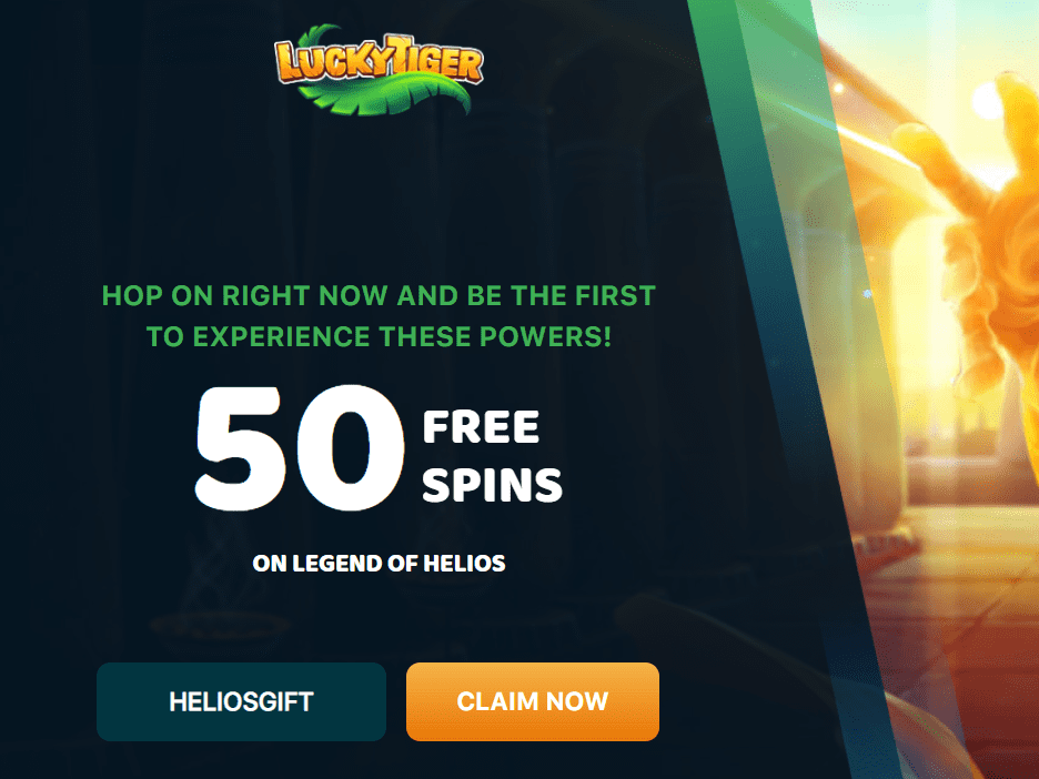 50 Free Spins on LEGEND OF HELIOS