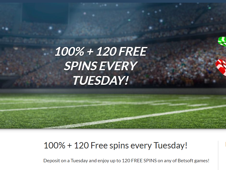 WhiteLion Bets Casino: 100% up to €100 + 120 FS every Tuesday!