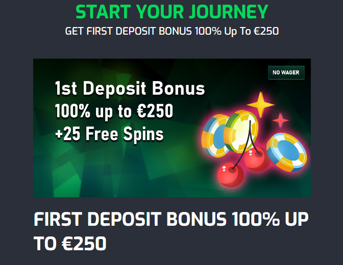 Betroom24 Casino 100% up to €/$250 + 25 FS on Crystal Queen