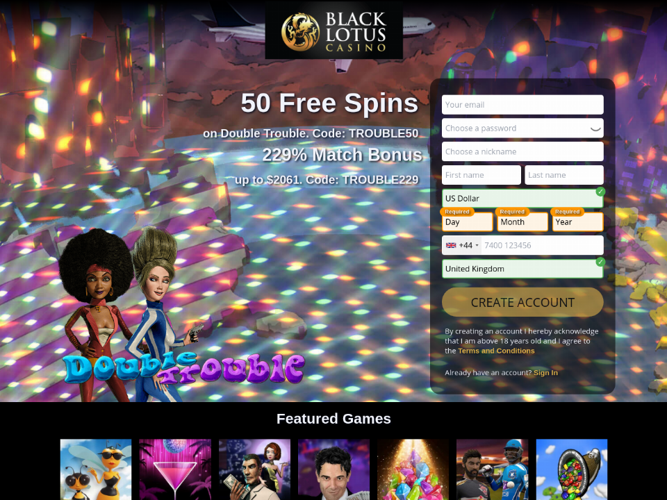 black-lotus-casino-50-free-double-trouble-spins-plus-229-match-bonus-welcome-deal.png