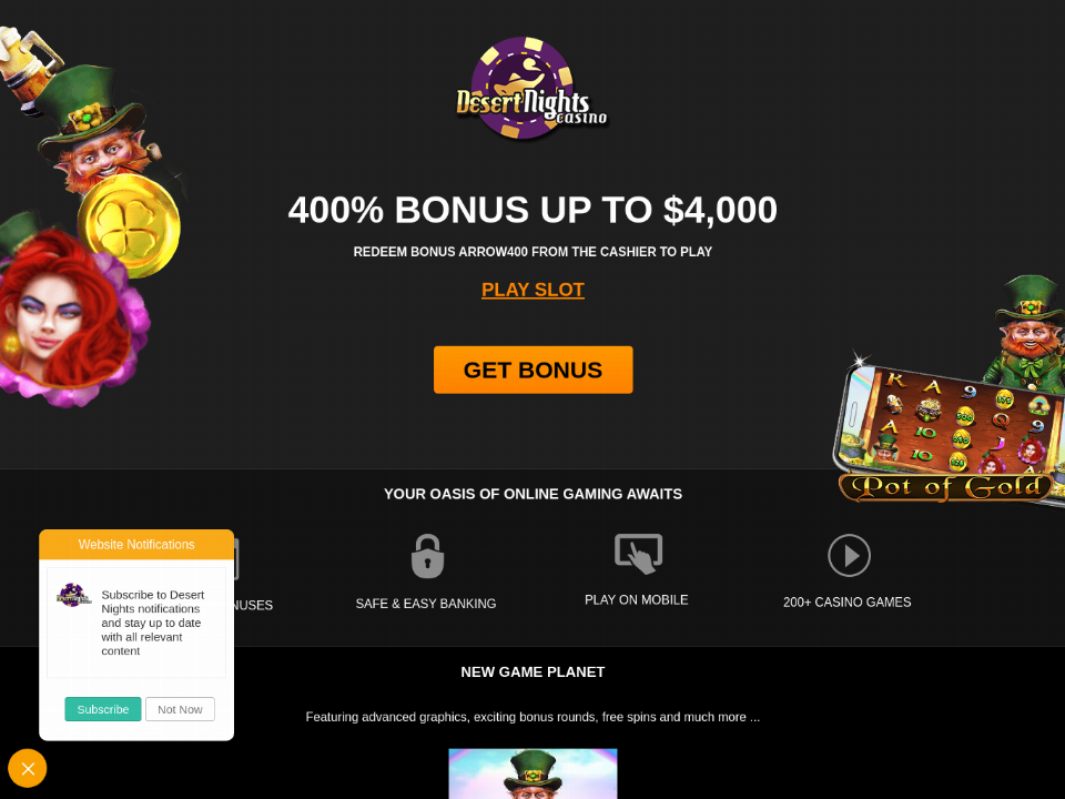 desert-nights-casino-pot-of-gold-new-arrows-edge-game-special-400-match-welcome-deal.png