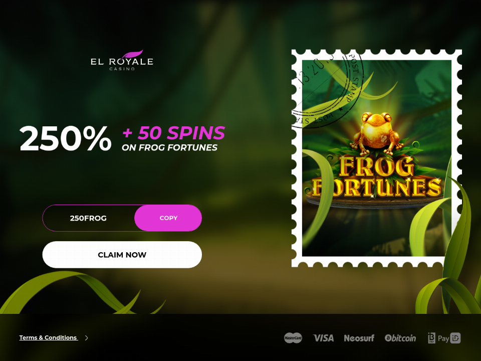 el-royale-casino-250-match-plus-50-free-spins-on-frog-fortunes-new-players-special-deal.png