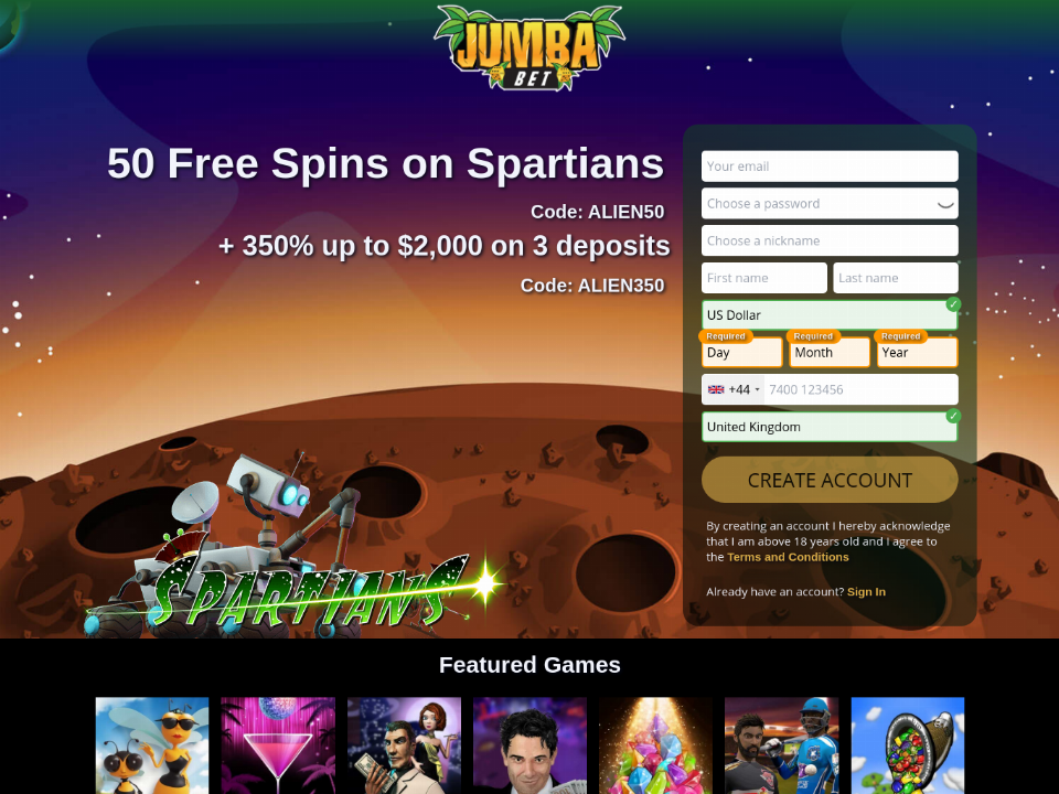 jumba-bet-50-free-spins-on-spartians-plus-350-match-welcome-bonus.png