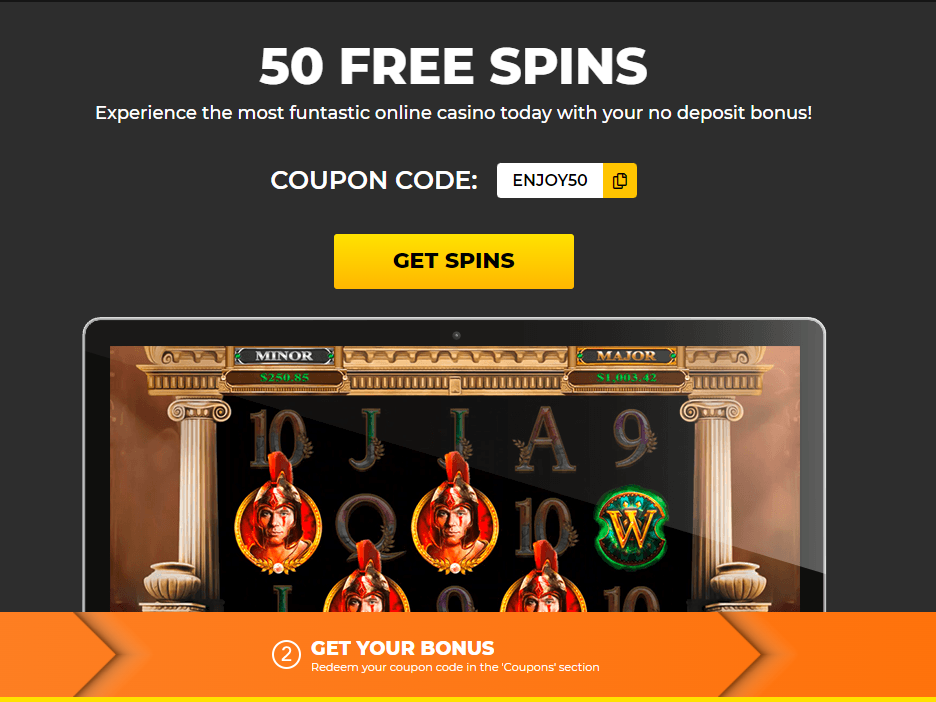 New online casino bonus code