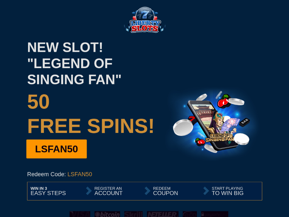 liberty-slots-new-wgs-game-50-free-spins-on-legend-of-singing-fan-no-deposit-offer.png