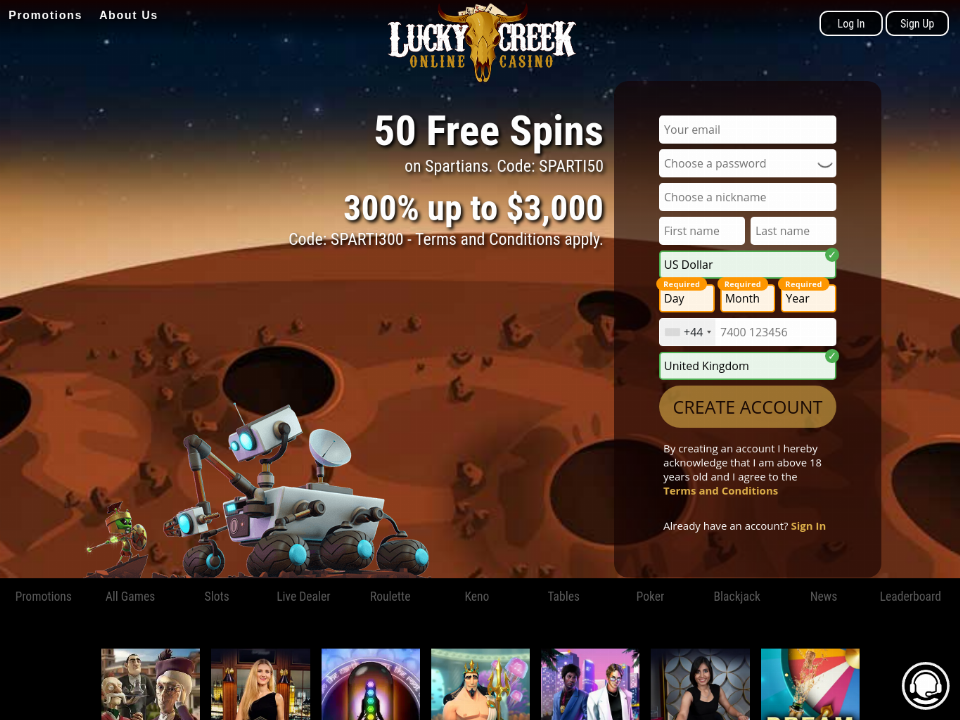 lucky-creek-50-free-spartians-spins-plus-300-match-new-game-bonus.png