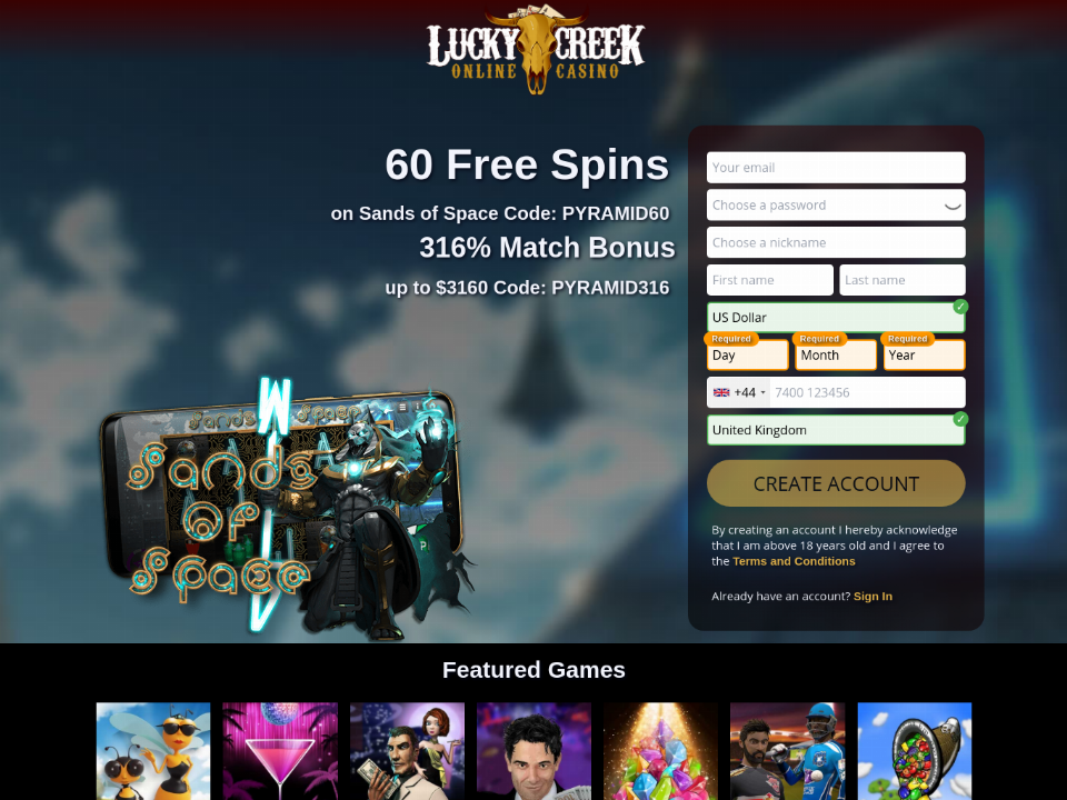 lucky-creek-60-free-sands-of-space-spins-plus-316-match-bonus-new-game-special-offer.png