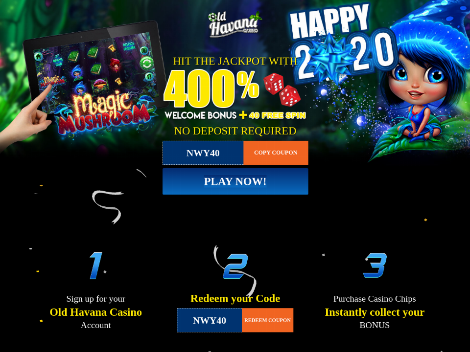 old-havana-casino-400-bonus-plus-40-free-magic-mushroom-spins-happy-new-year-2020-special-offer.png