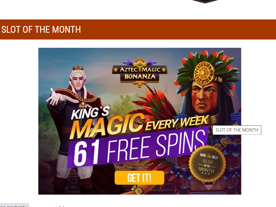 61 Free Spins every week