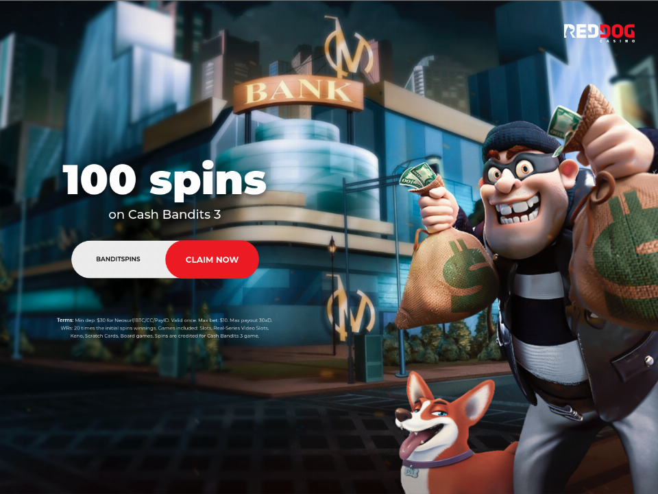 red-dog-casino-100-free-spins-on-cash-bandits-3-special-deposit-welcome-offer.png