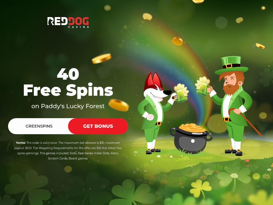 red-dog-casino-40-free-paddys-lucky-forest-spins-special-no-deposit-promo.png