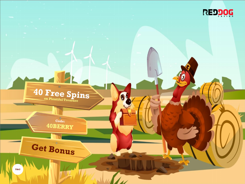red-dog-casino-40-free-spins-on-plentiful-treasure-special-thanksgiving-no-deposit-promo.png