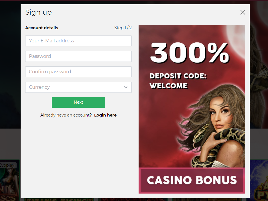 Lady Linda Slots Casino: 300% up to €1000