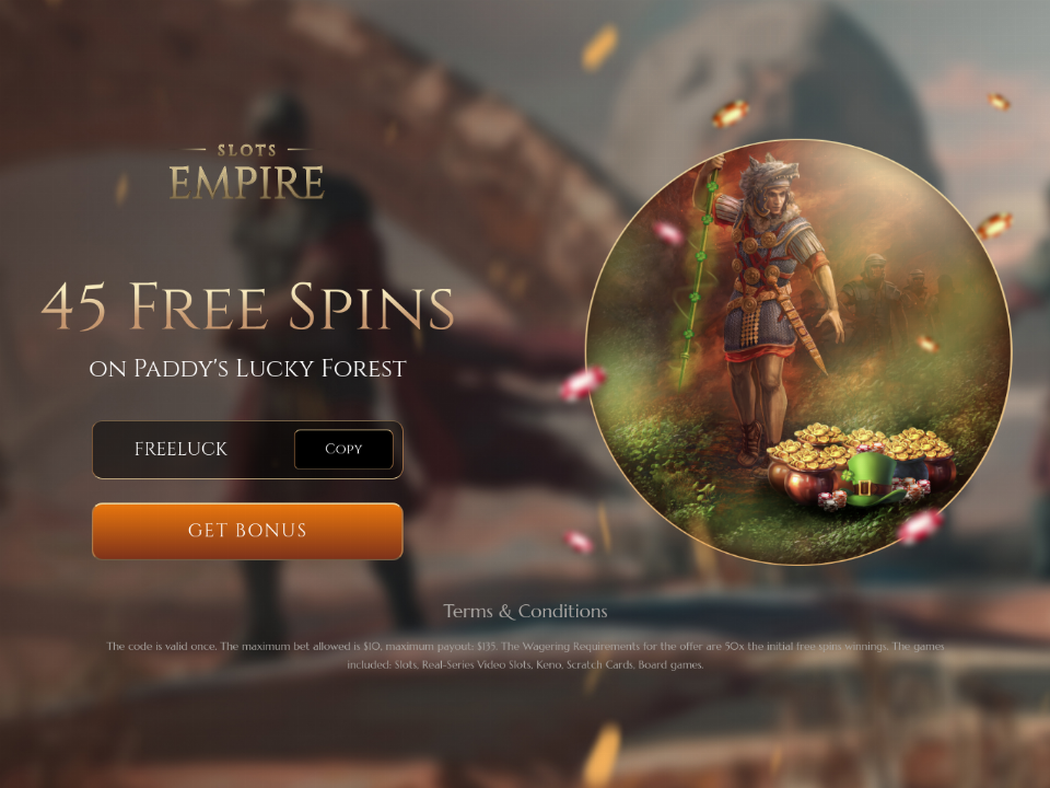 slots-empire-45-free-paddys-lucky-forest-spins-new-rtg-game-special-no-deposit-welcome-deal.png